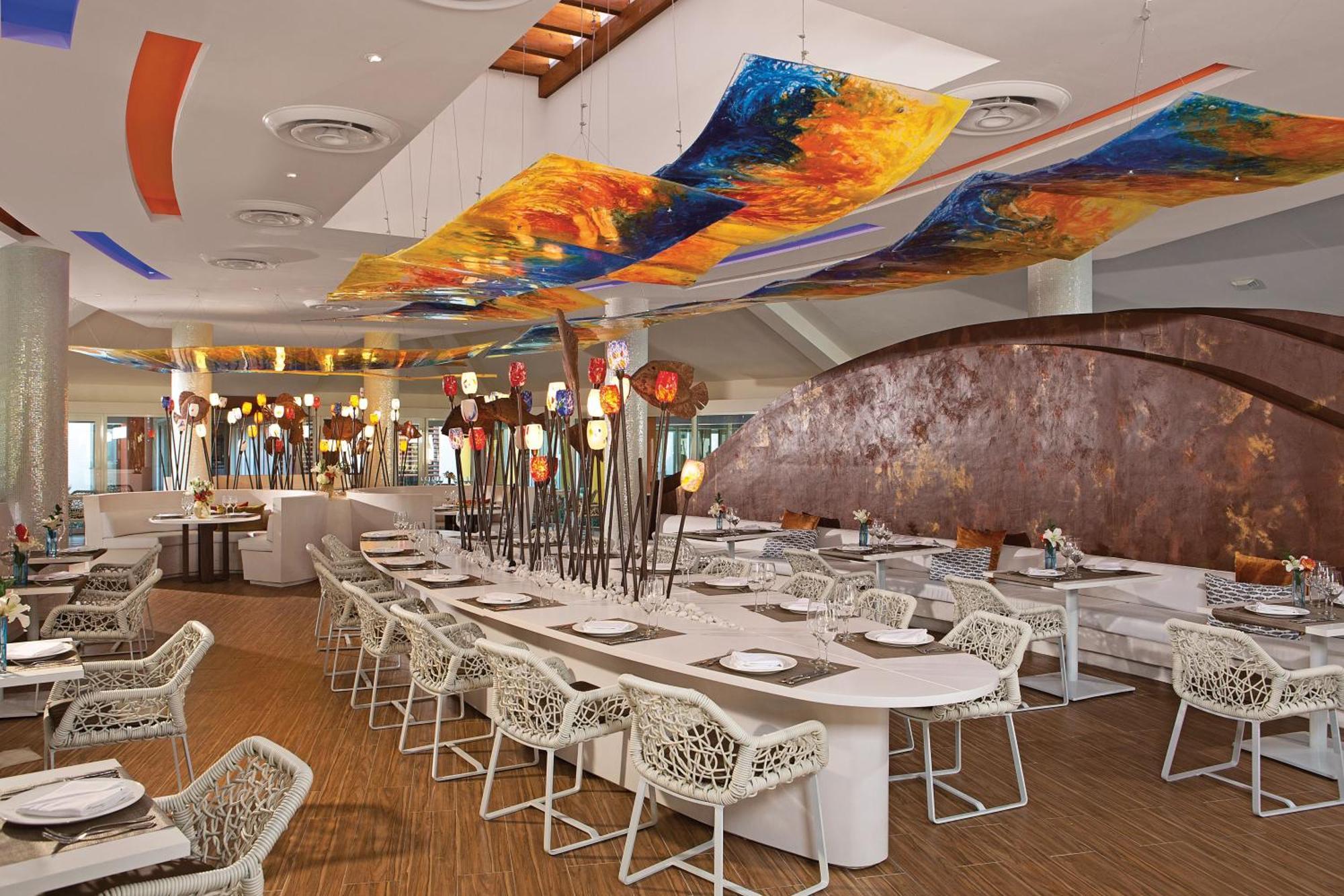 Breathless Punta Cana Resort & Spa (Adults Only) Kültér fotó The interior of the restaurant